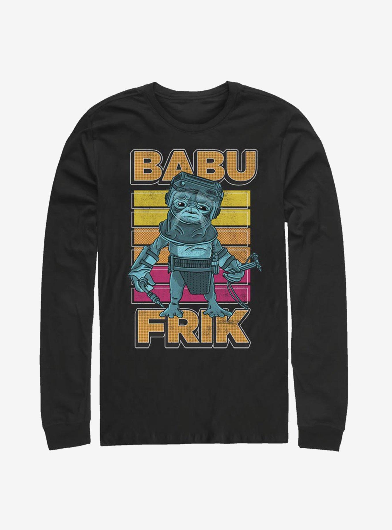 Star Wars Episode IX The Rise Of Skywalker Pop Babu Long-Sleeve T-Shirt, BLACK, hi-res