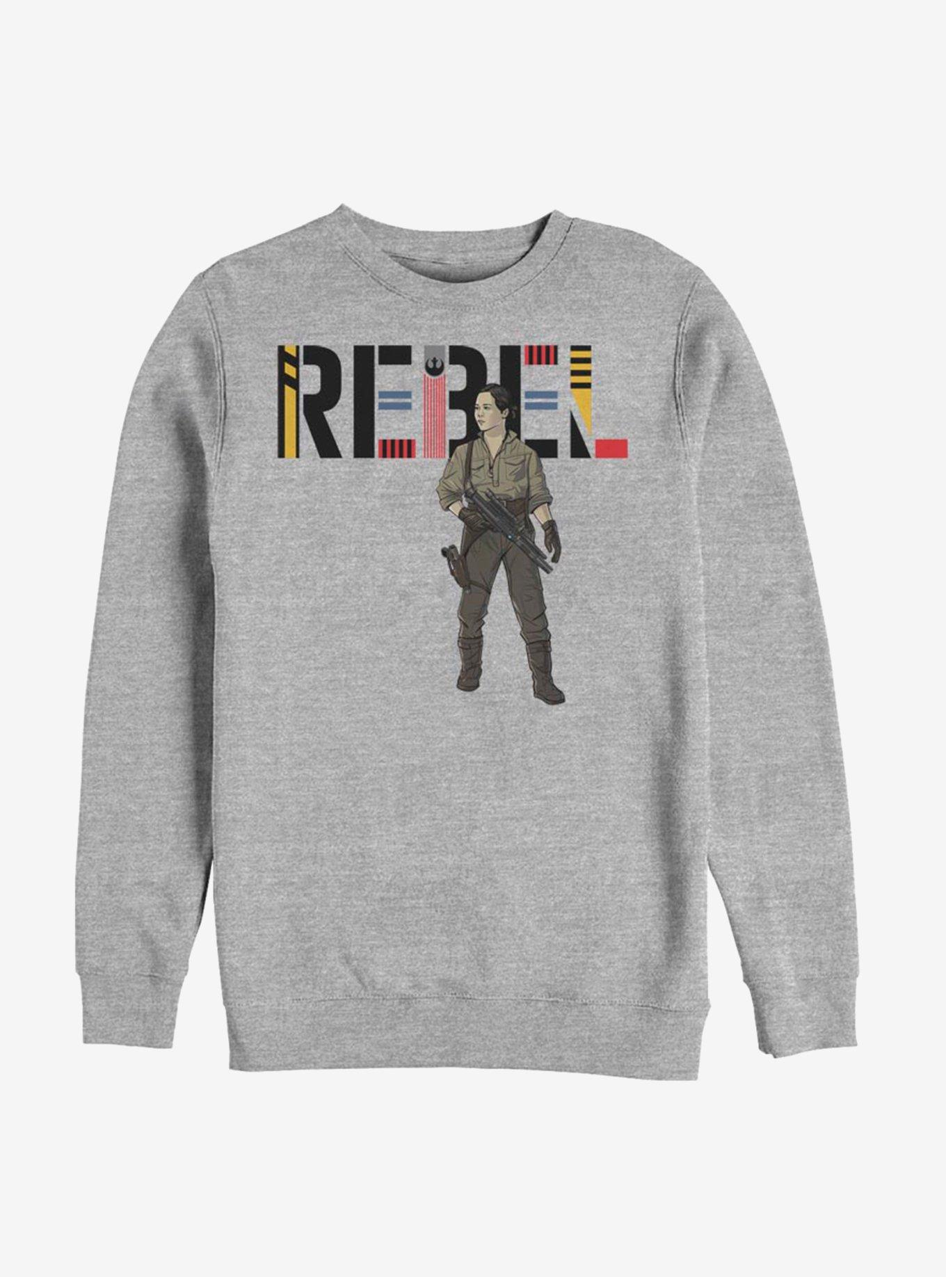 Star Wars Episode IX The Rise Of Skywalker Rebel Rose Sweatshirt, , hi-res