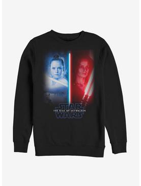 Plus Size Star Wars Episode IX The Rise Of Skywalker Split Rey Sweatshirt, , hi-res