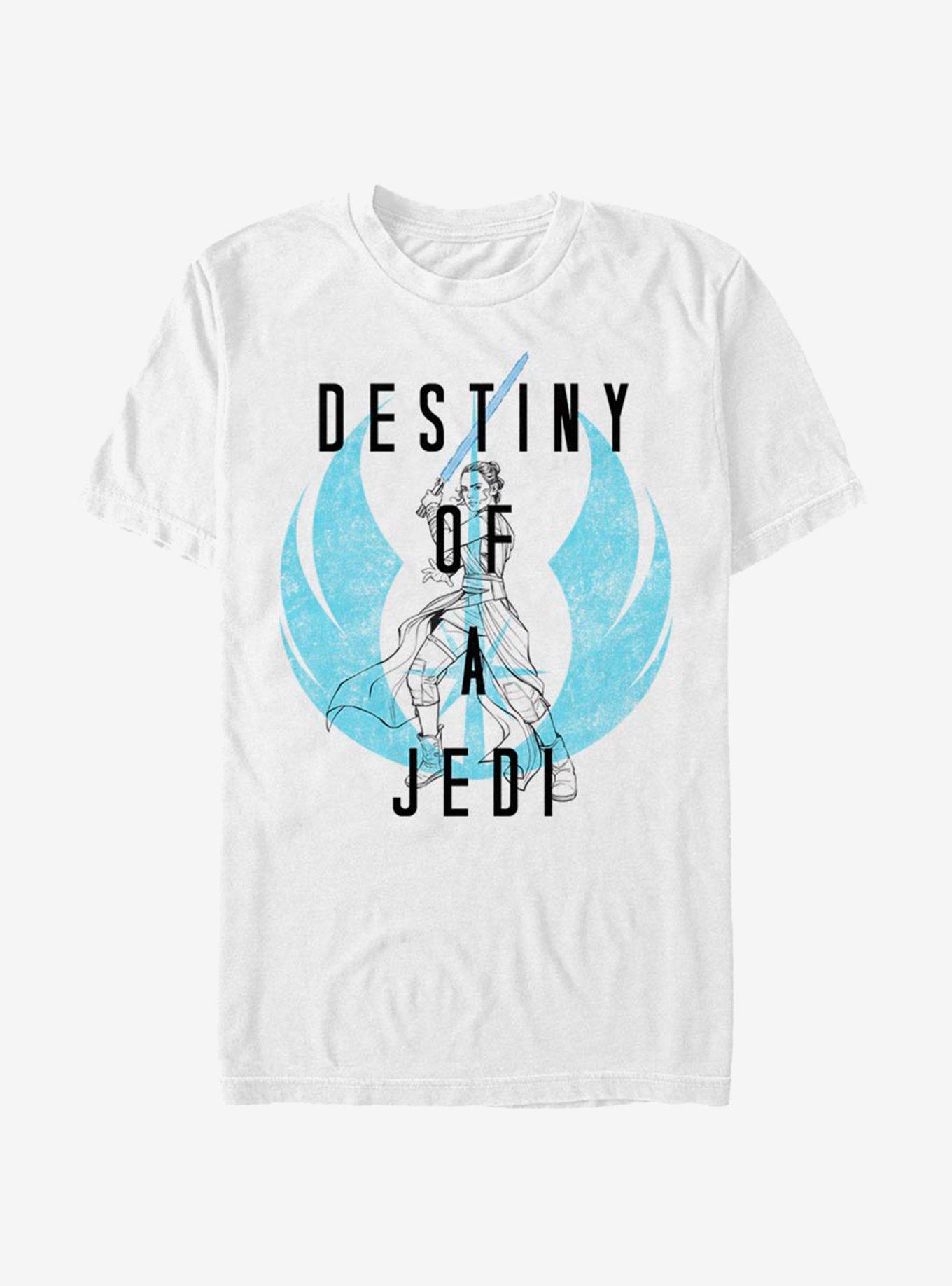 Star Wars Episode IX The Rise Of Skywalker Destiny Of A Jedi T-Shirt, WHITE, hi-res