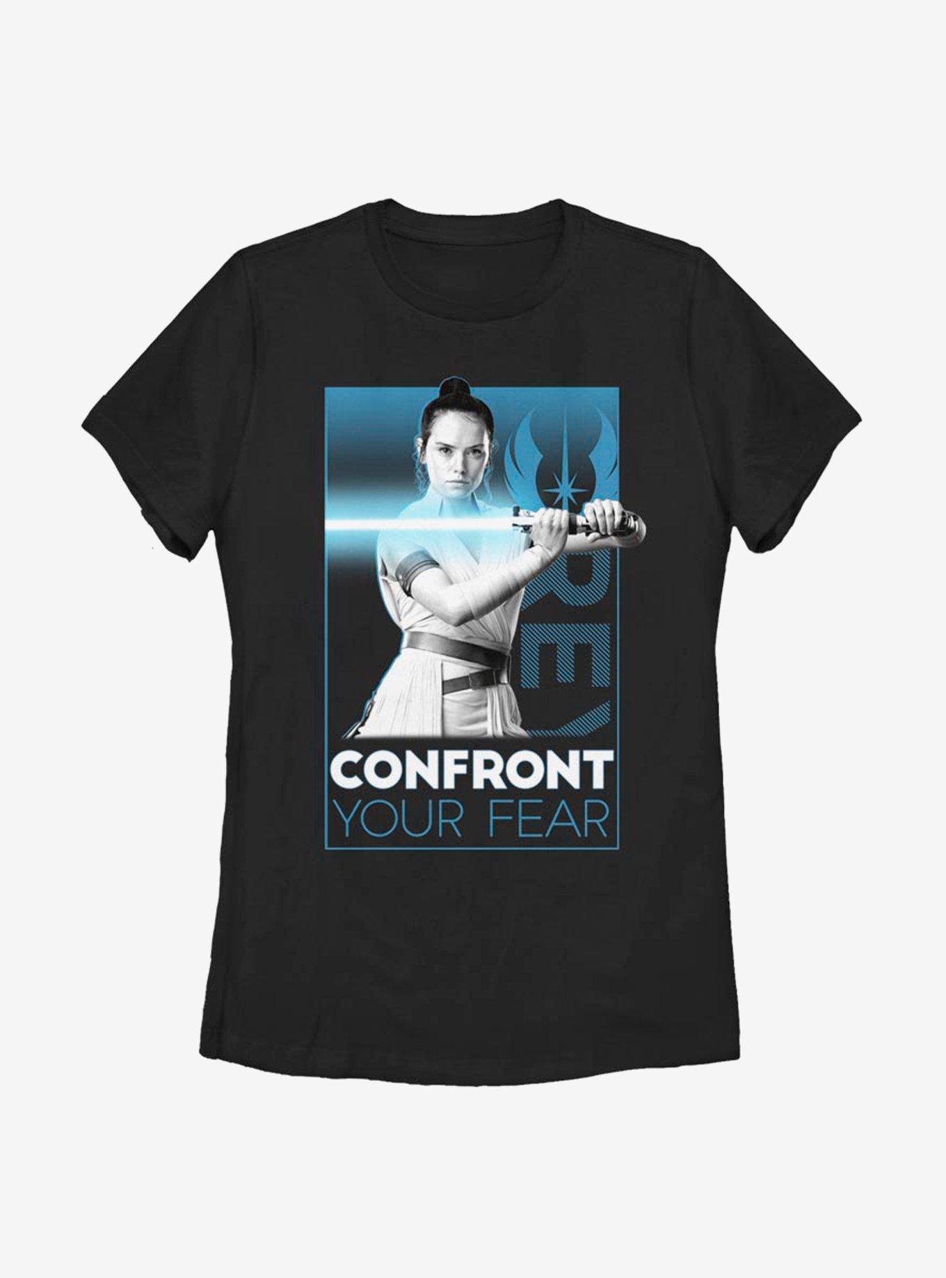 Star Wars Episode IX The Rise Of Skywalker Confront Fear Womens T-Shirt, , hi-res