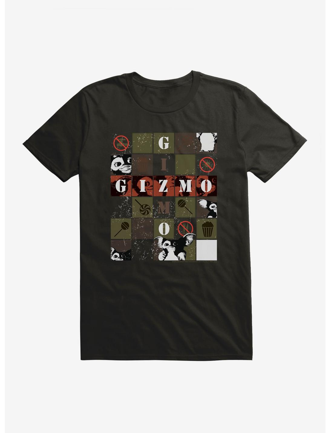 Gremlins Gizmo Boxed Collage T-Shirt, BLACK, hi-res