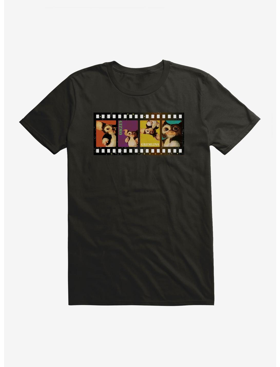 Gremlins Gizmo Film Strip In Color T-Shirt, BLACK, hi-res