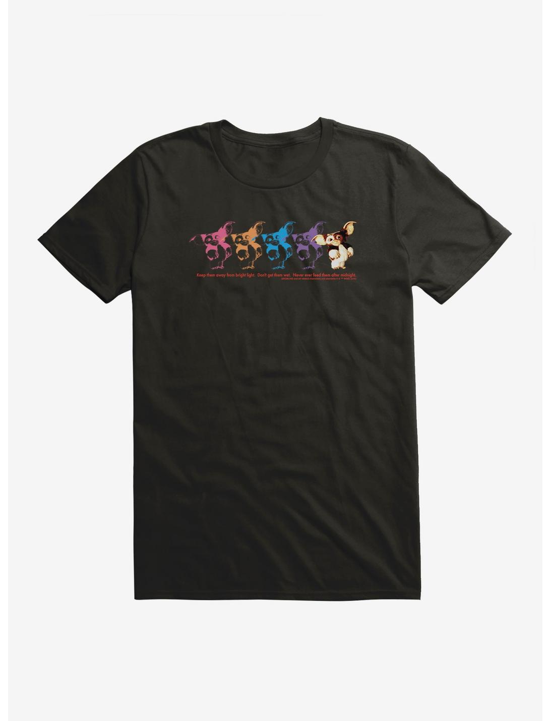 Gremlins Stamped Gizmo T-Shirt, BLACK, hi-res