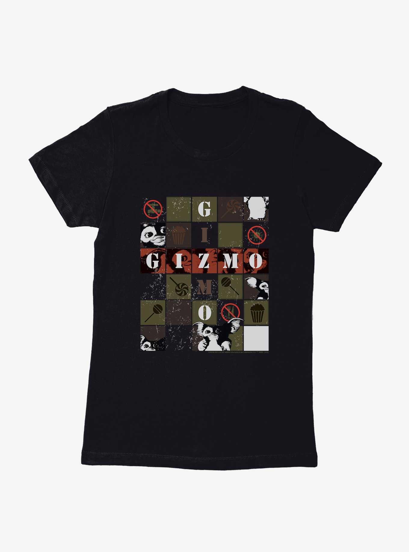 Gremlins Gizmo Boxed Collage Womens T-Shirt, , hi-res