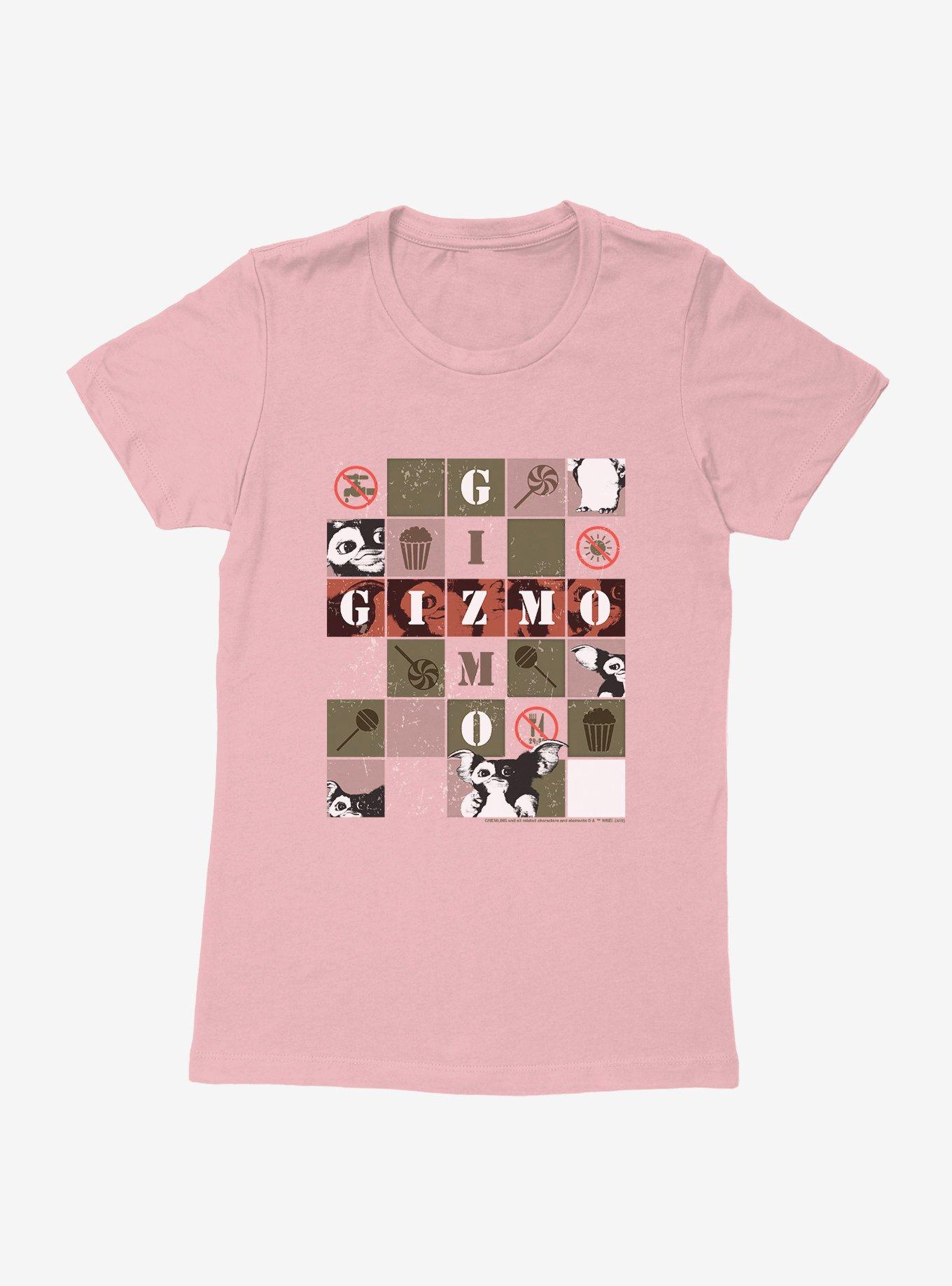 Gremlins Gizmo Boxed Collage Womens T-Shirt, LIGHT PINK, hi-res