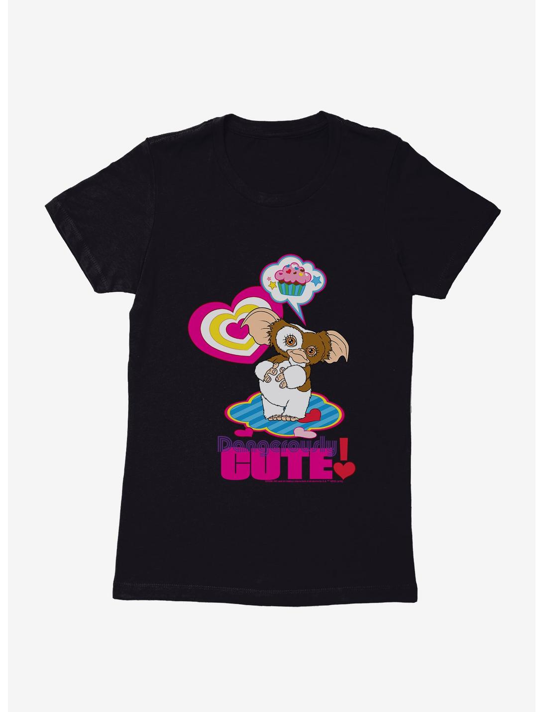 Gremlins Gizmo Dangerously Cute Womens T-Shirt, BLACK, hi-res