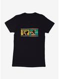 Gremlins Gizmo Colorful Film Strip Womens T-Shirt, BLACK, hi-res