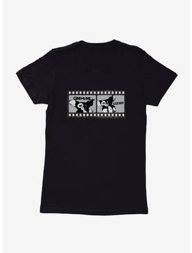 Gremlins Gizmo Film Strip Black And White Womens T-Shirt, , hi-res