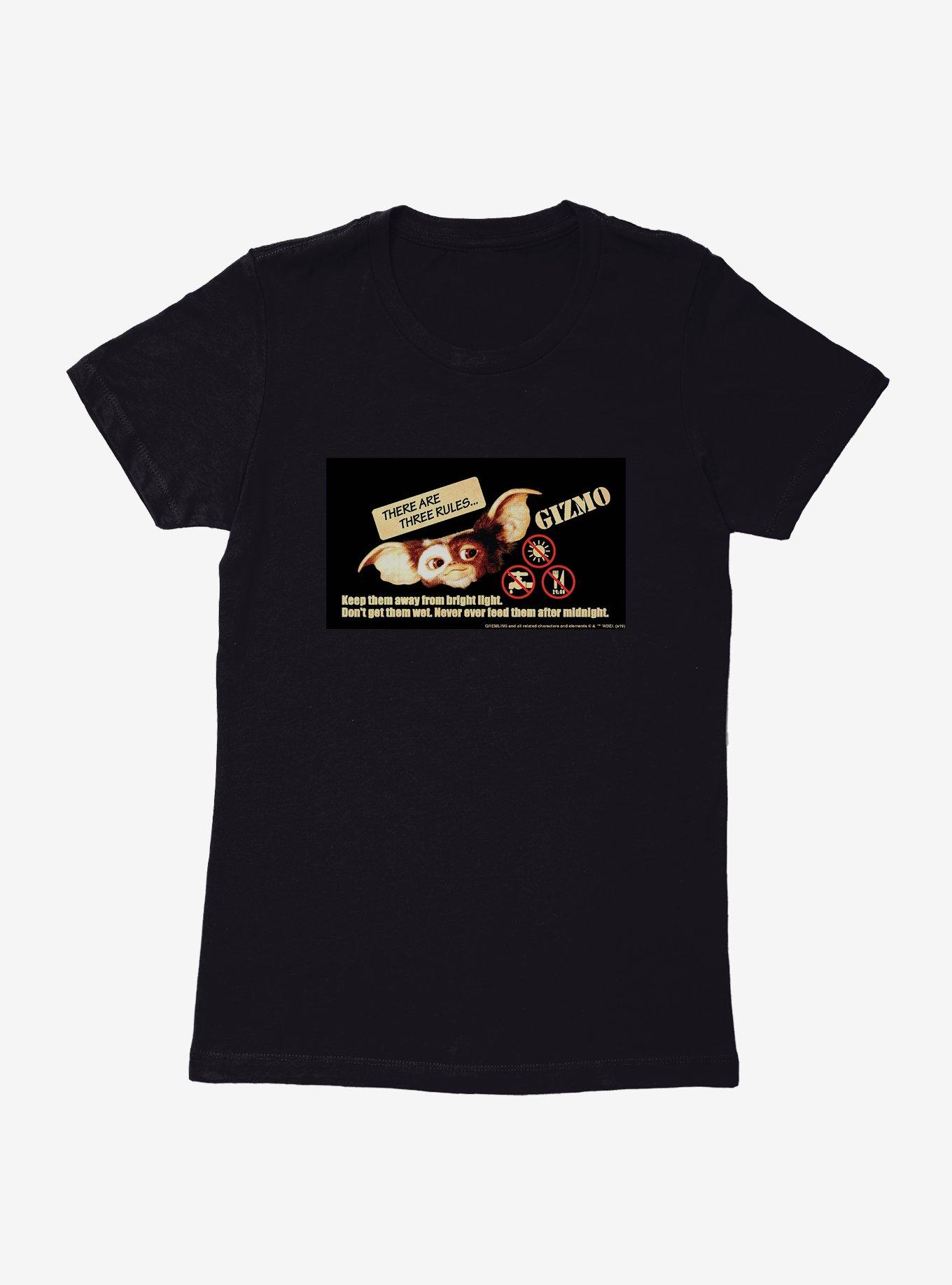 Gremlins Gizmo Rules To Follow Womens T-Shirt | BoxLunch
