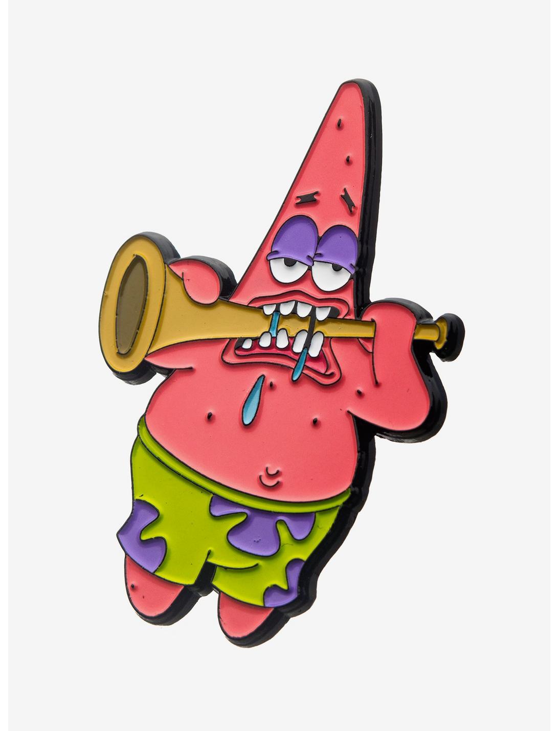 SpongeBob SquarePants Patrick Chewing On A Trumpet Enamel Pin, , hi-res