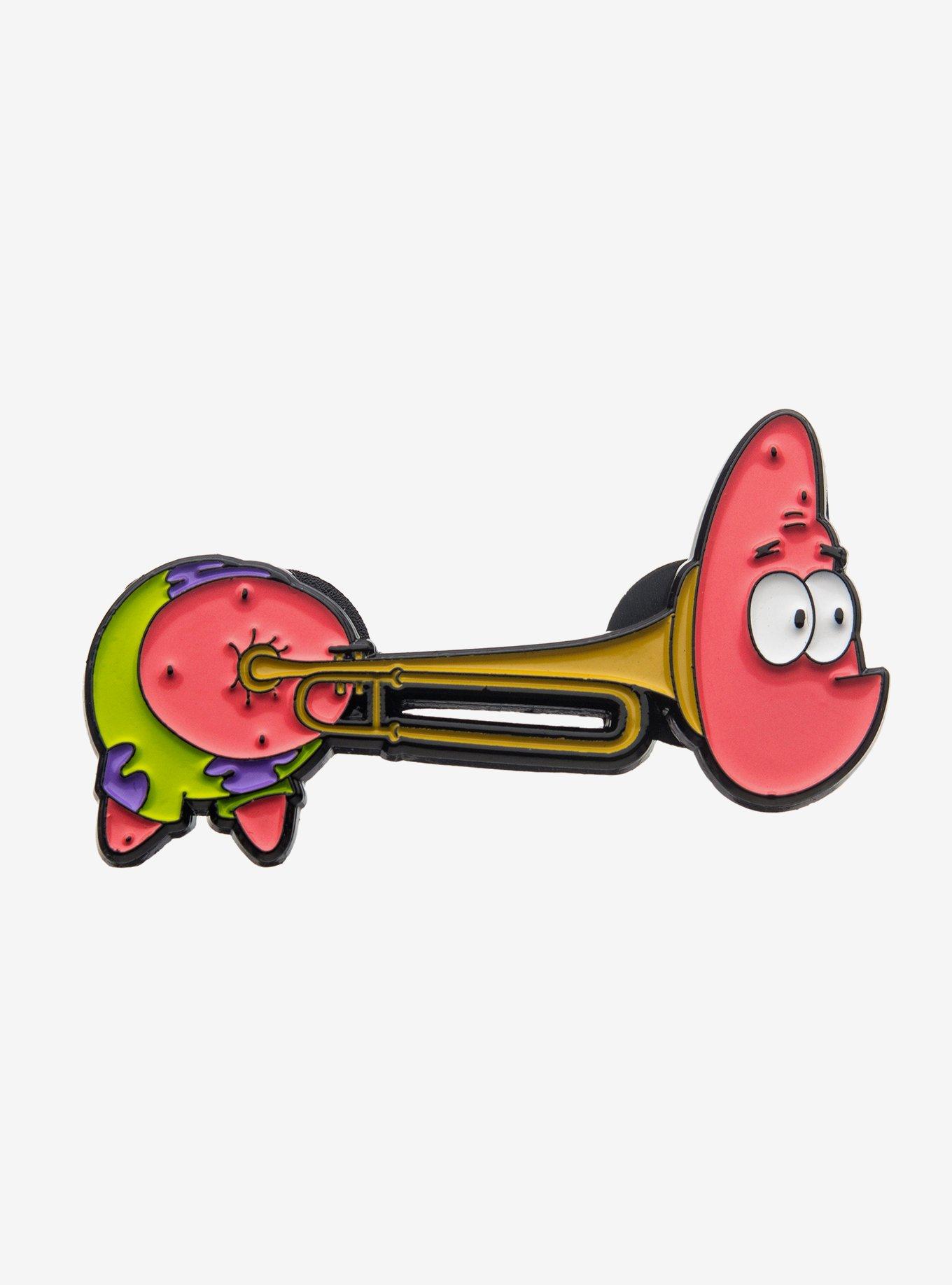 SpongeBob SquarePants Patrick In A Trombone Enamel Pin, , hi-res