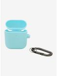 Pastel Blue Silicone Wireless Earbuds Case, , hi-res