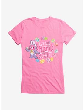 Care Bears Cheer Bear Let The Hunt Begin Easter Girls T-Shirt, CHARITY PINK, hi-res