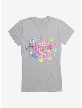 Care Bears Cheer Bear Let The Hunt Begin Easter Girls T-Shirt, HEATHER, hi-res