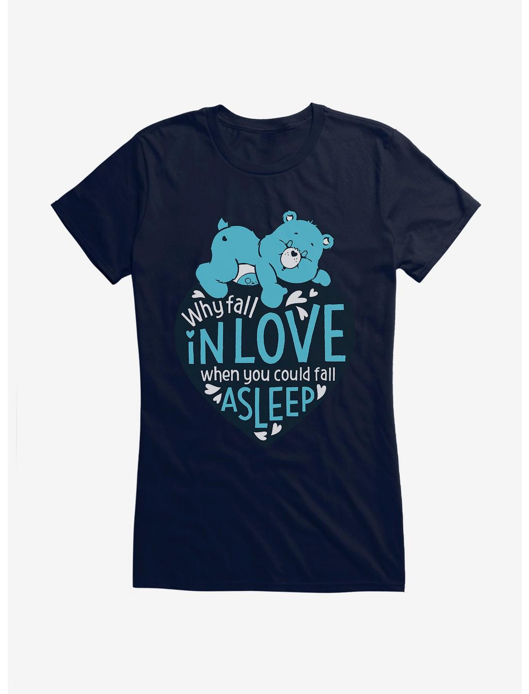 Care Bears Why Fall In Love Girls T-Shirt, NAVY, hi-res