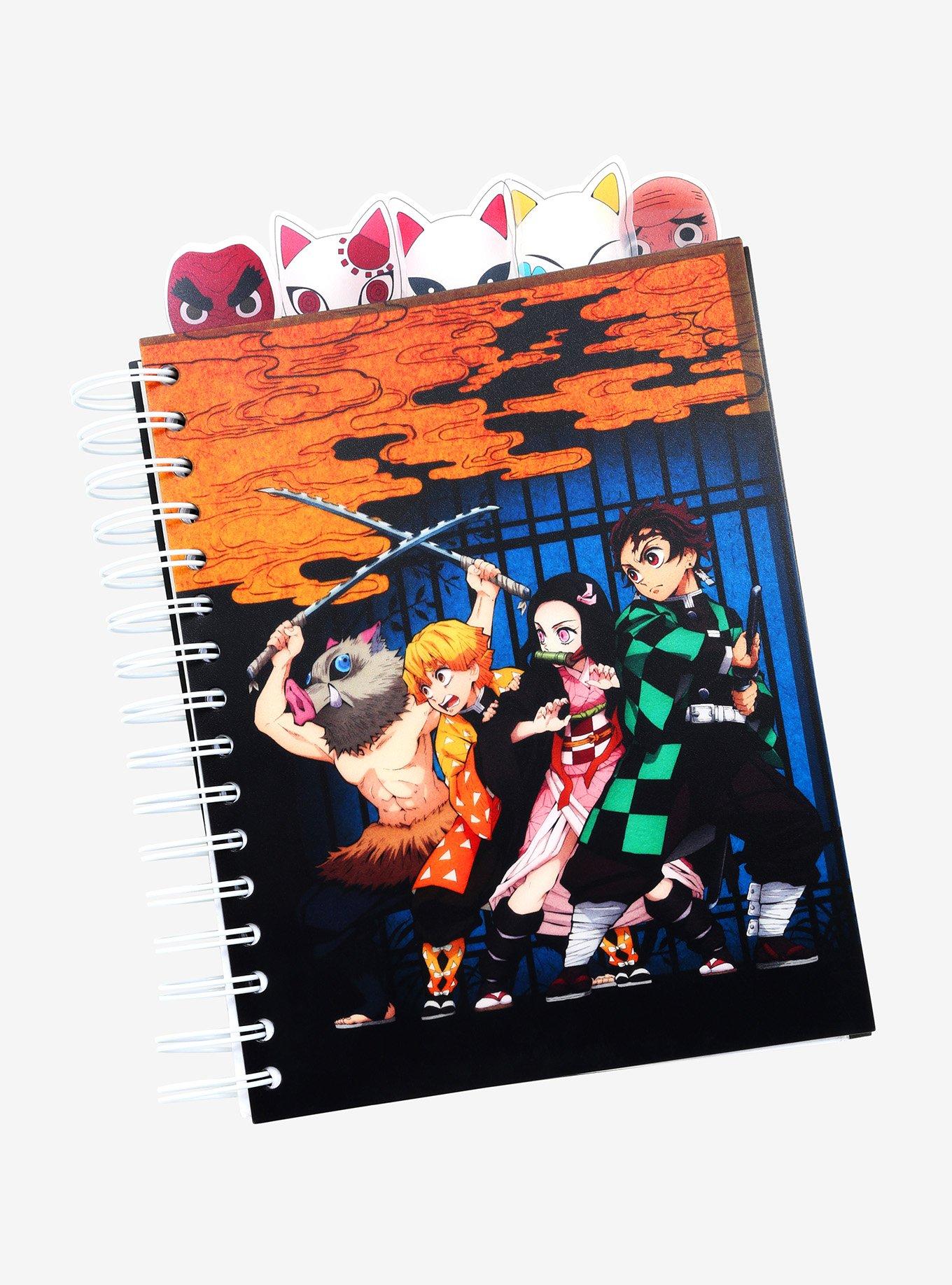 composition notebook anime notebook: demon slayer College Ruled Notebook/ notepad/diary/journal by Maria