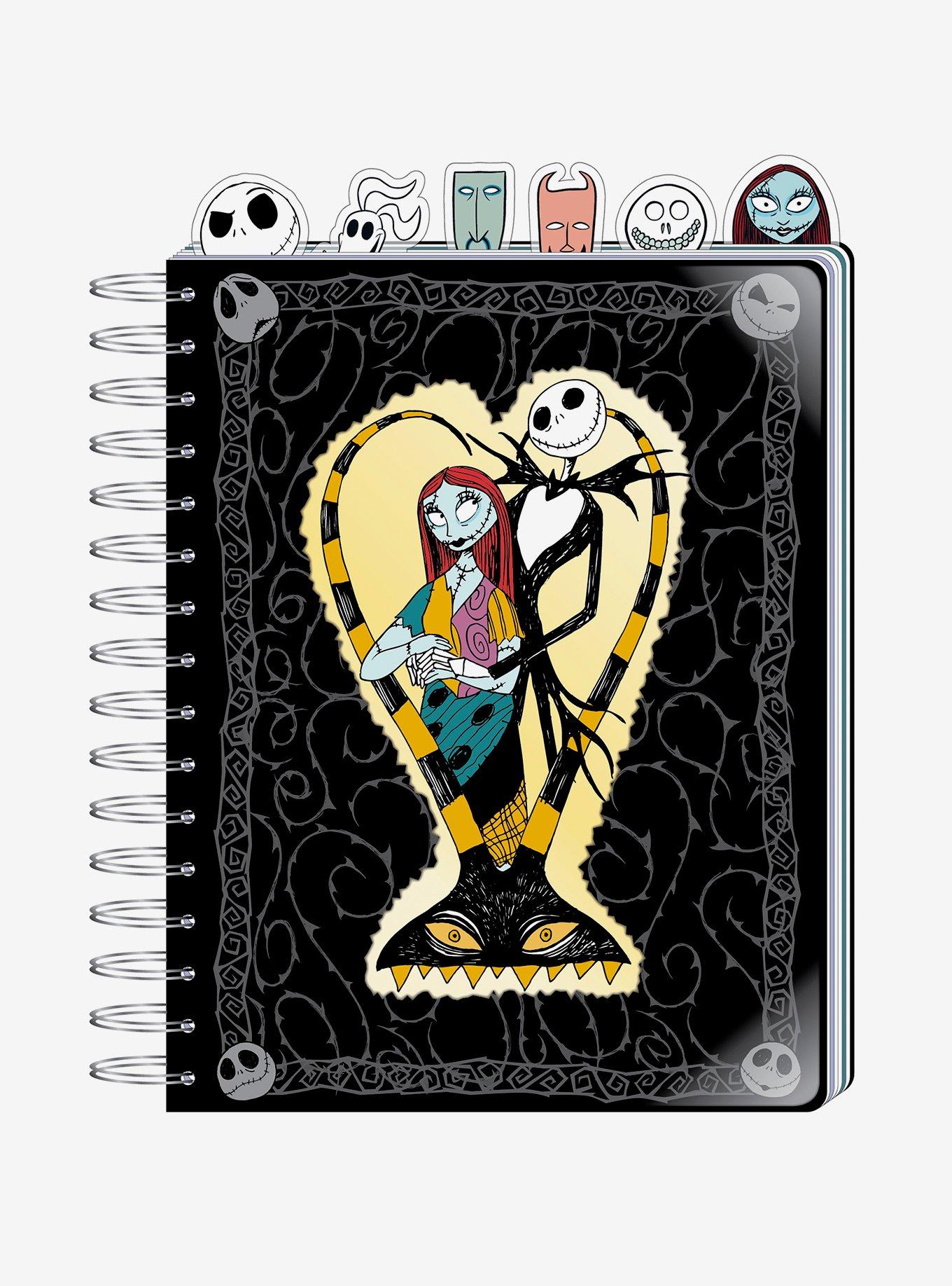 The Nightmare Before Christmas Tabbed Journal Hot Topic