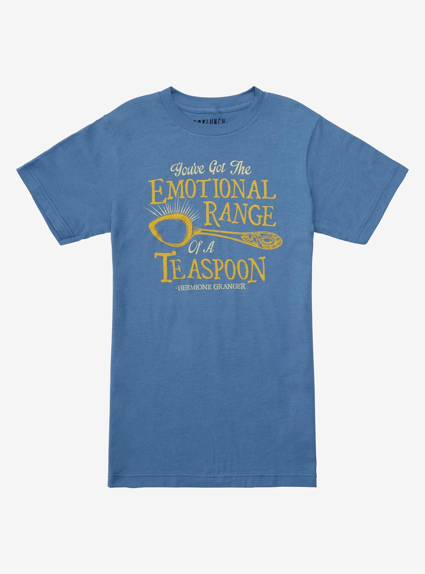 Harry Potter Emotional Range of a Teaspoon Women's T-Shirt - BoxLunch Exclusive, WHITE, hi-res