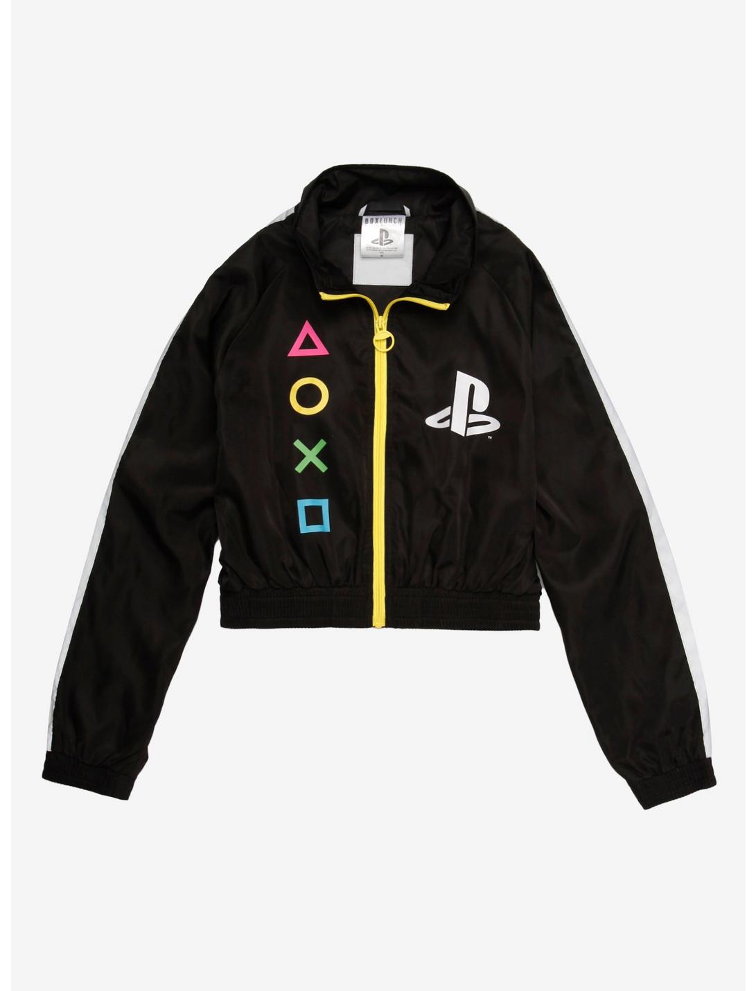 PlayStation Icons Women's Cropped Zip Jacket, MULTI, hi-res