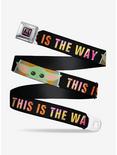 Star Wars The Mandalorian The Child This Is The Way Seatbelt Belt, BLACK, hi-res