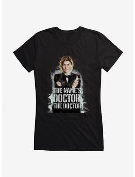 Doctor Who Series 12 Episode 1 The Name's Doctor Girls Black T-Shirt, , hi-res