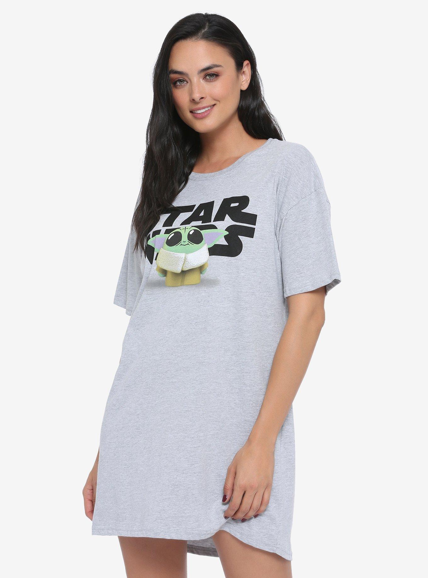 Star Wars The Mandalorian The Child Sleep T-Shirt - BoxLunch Exclusive, GREEN, hi-res