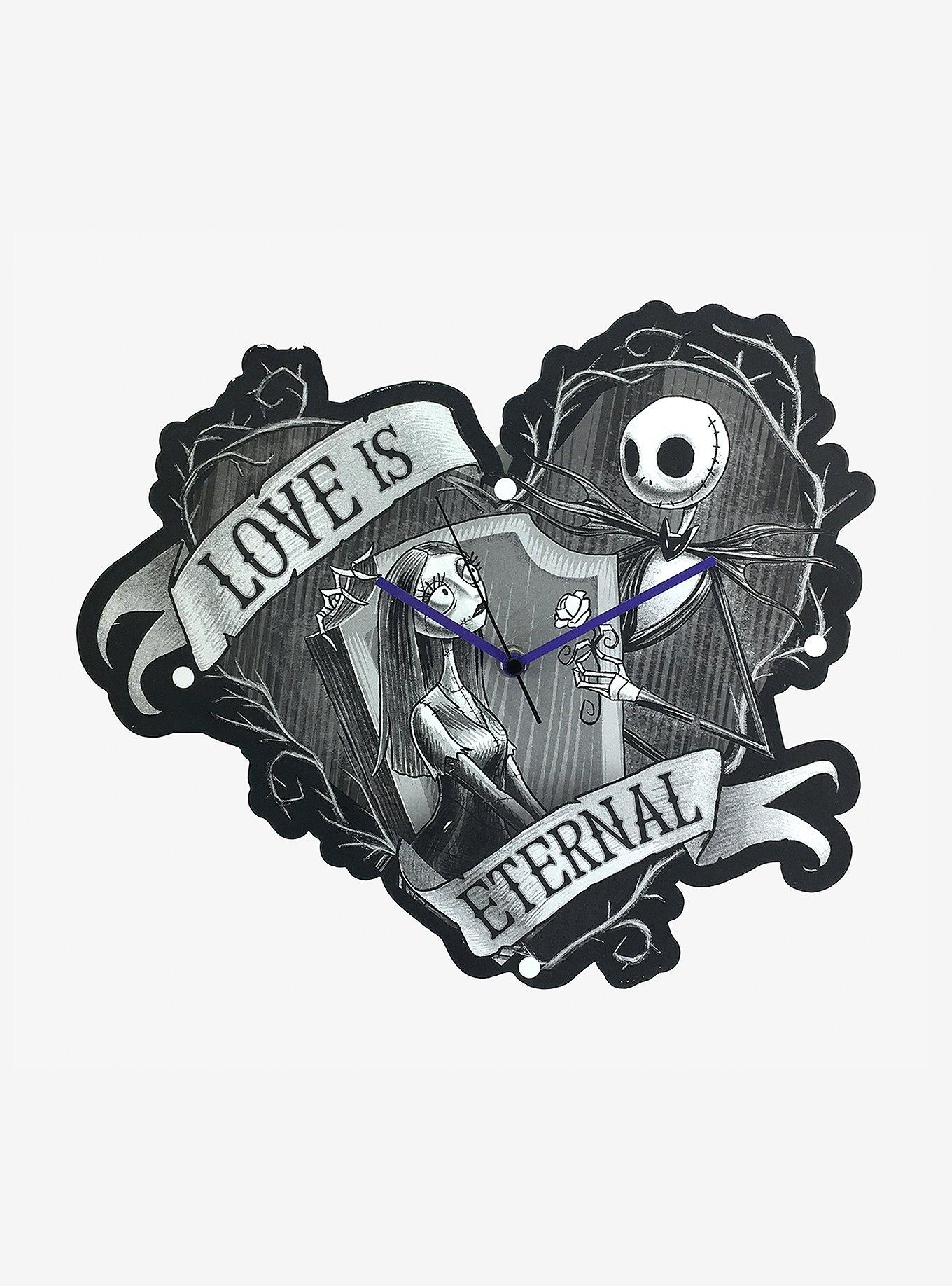 The Nightmare Before Christmas Love Is Eternal Wall Clock, , hi-res