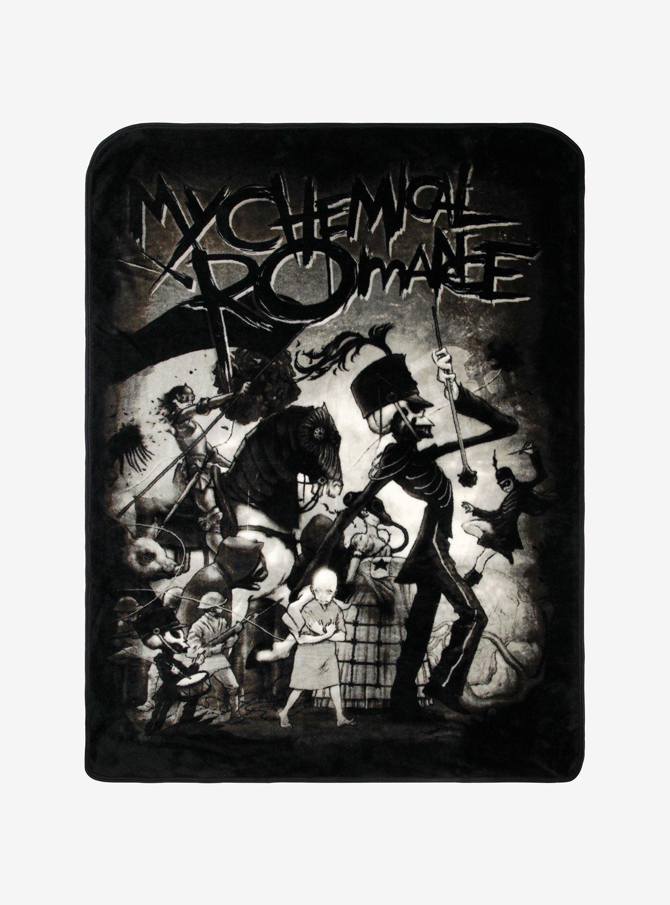 My Chemical Romance Black Parade Throw Blanket Hot Topic