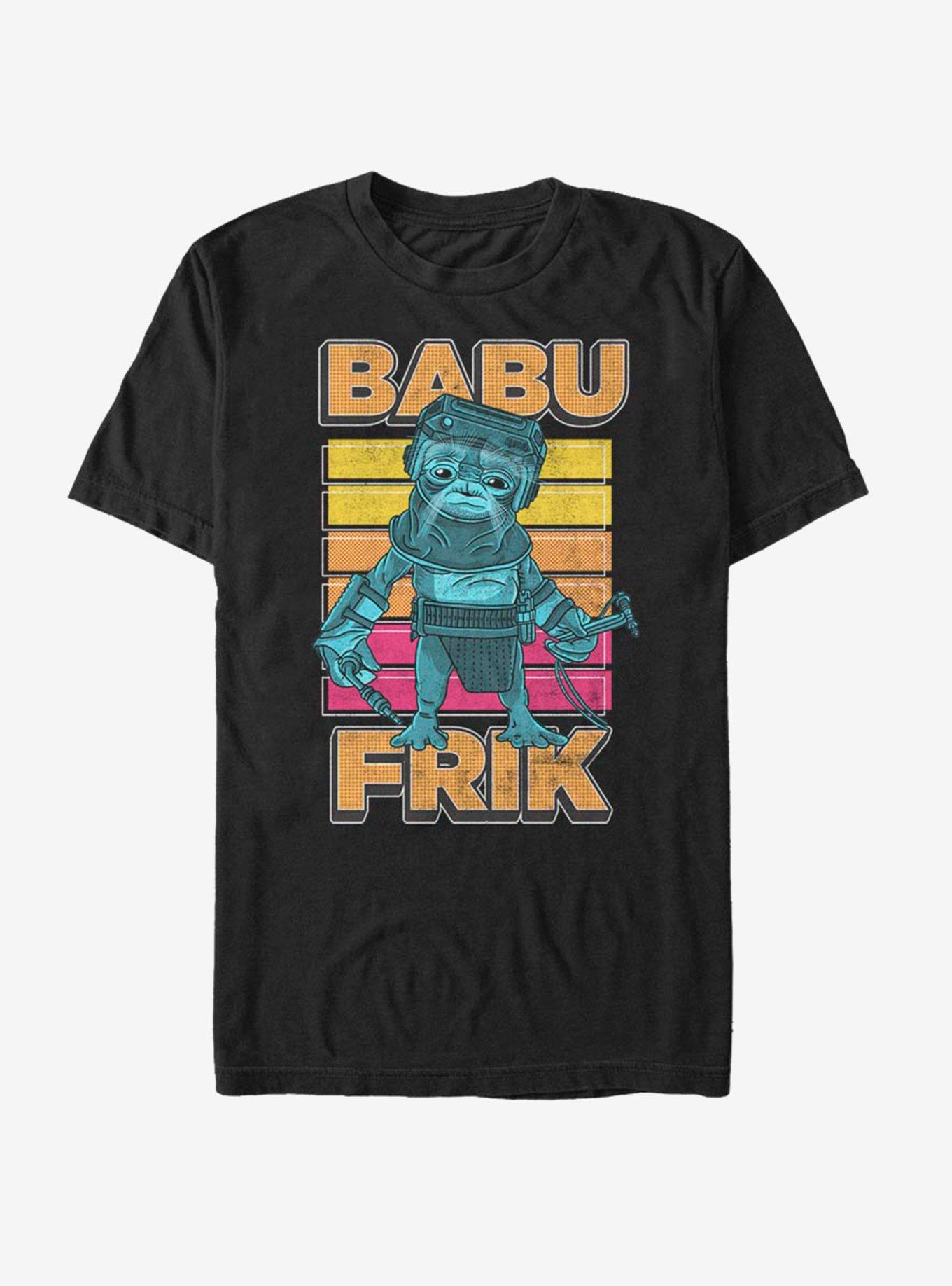 Star Wars: The Rise of Skywalker Pop Babu Frik T-Shirt, BLACK, hi-res