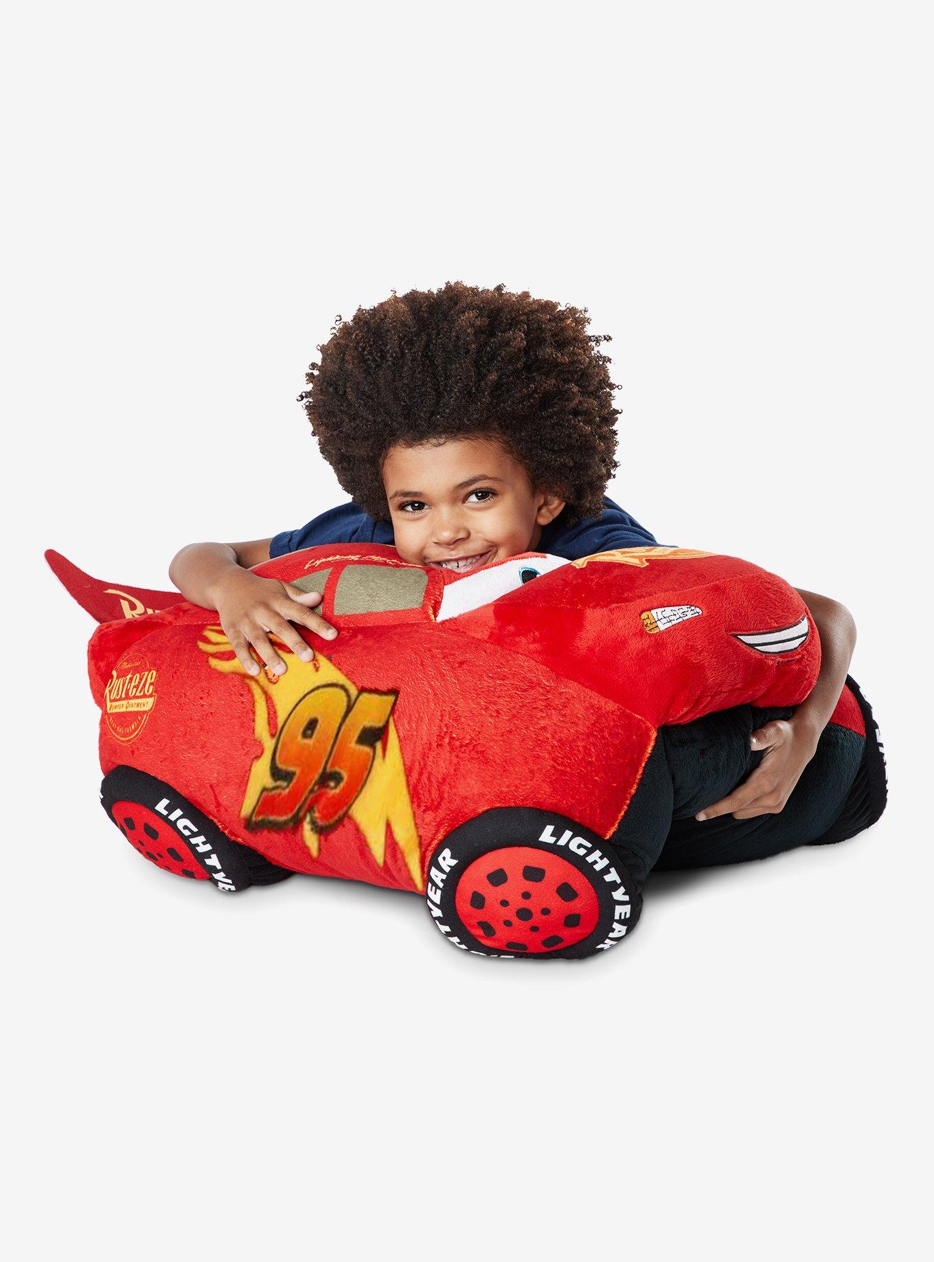 Disney and Pixar Cars Lightning McQueen Talking Soft Plush