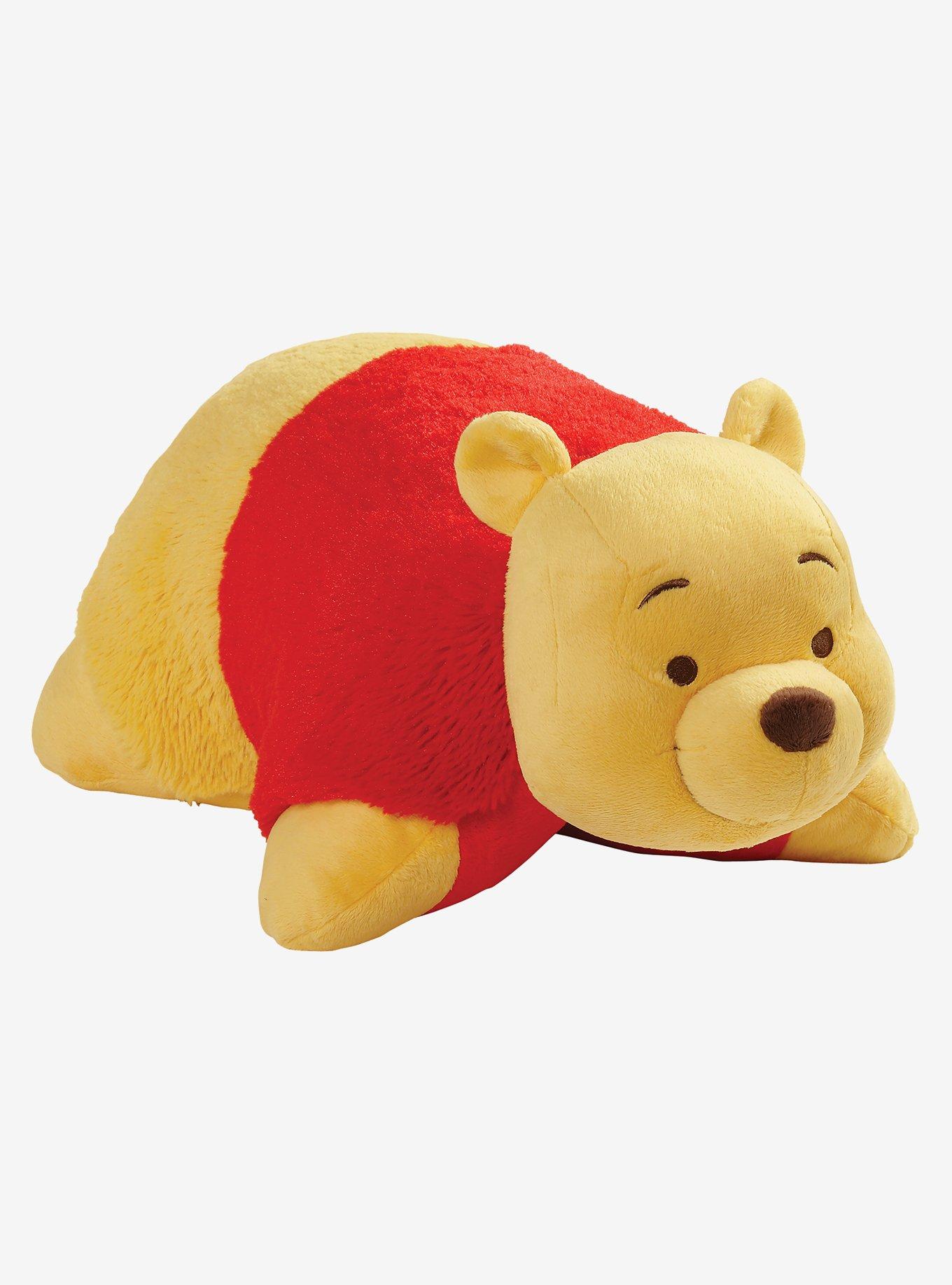 Disney Stitch Pooh Bear Seat Cushion Lovely Stuffed Anime Back