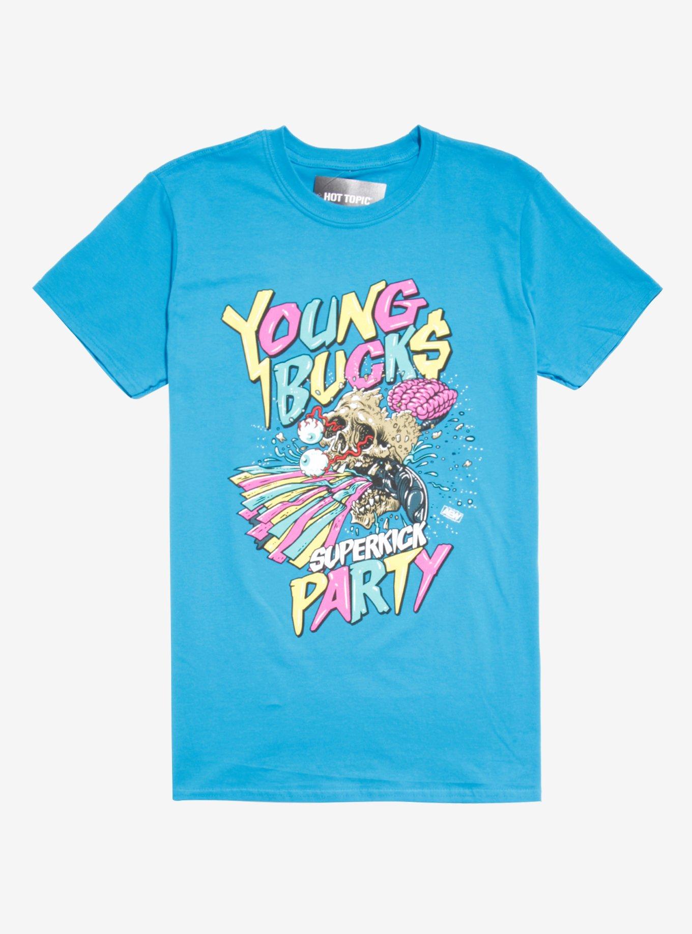 All Elite Wrestling The Young Bucks Superkick Party T-Shirt | Hot Topic