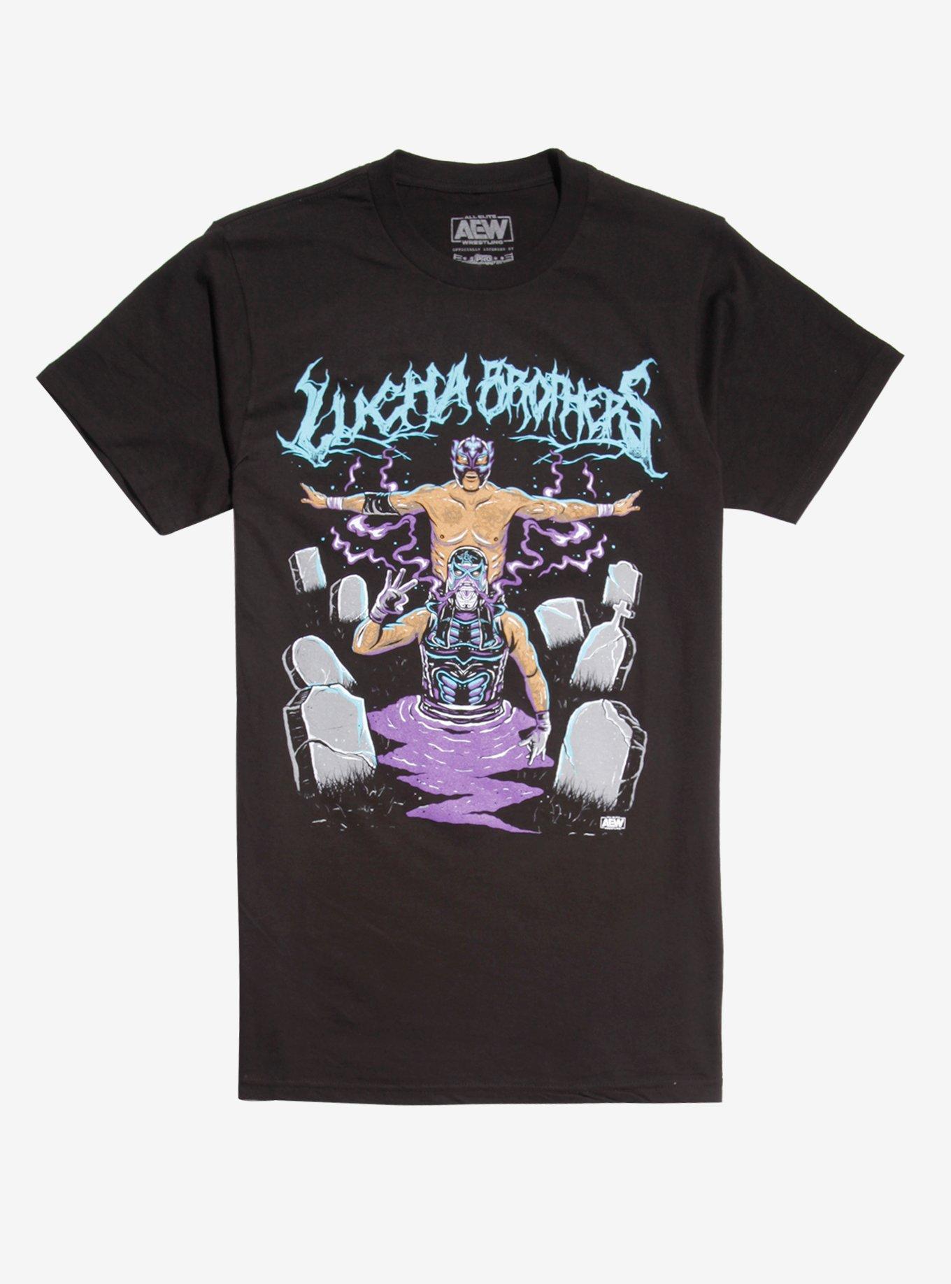 All Elite Wrestling Lucha Brothers Graveyard T-Shirt | Hot Topic
