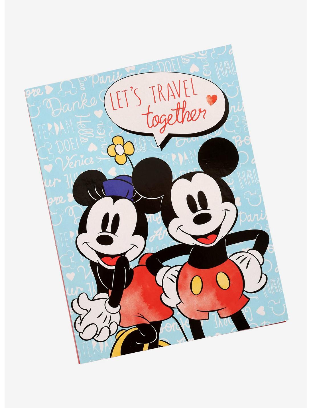 Disney Mickey & Minnie Travel Sticky Note Set - BoxLunch Exclusive, , hi-res