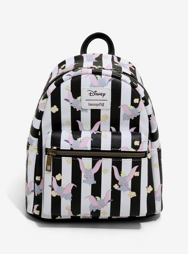 dumbo striped mini-backpack Loungefly Disney Dumbo Stripe & Popcorn Mini Backpack