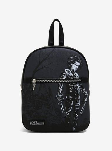 edward scissorhands cameo mini backpack Sherpa It s a really fun bag to show off one of your favorite movies Edward Scissorhands Sketch Mini Backpack