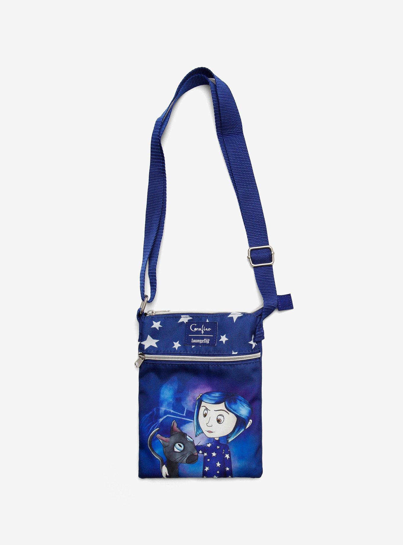 Loungefly Coraline Stars Passport Crossbody Bag, , hi-res
