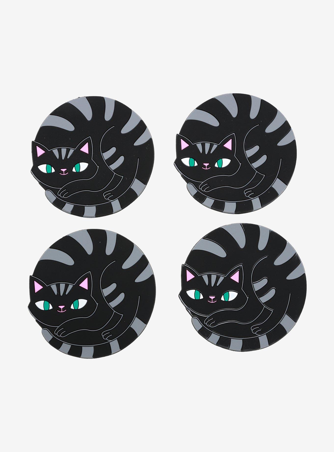 Cozy Cat Coaster Set, , hi-res