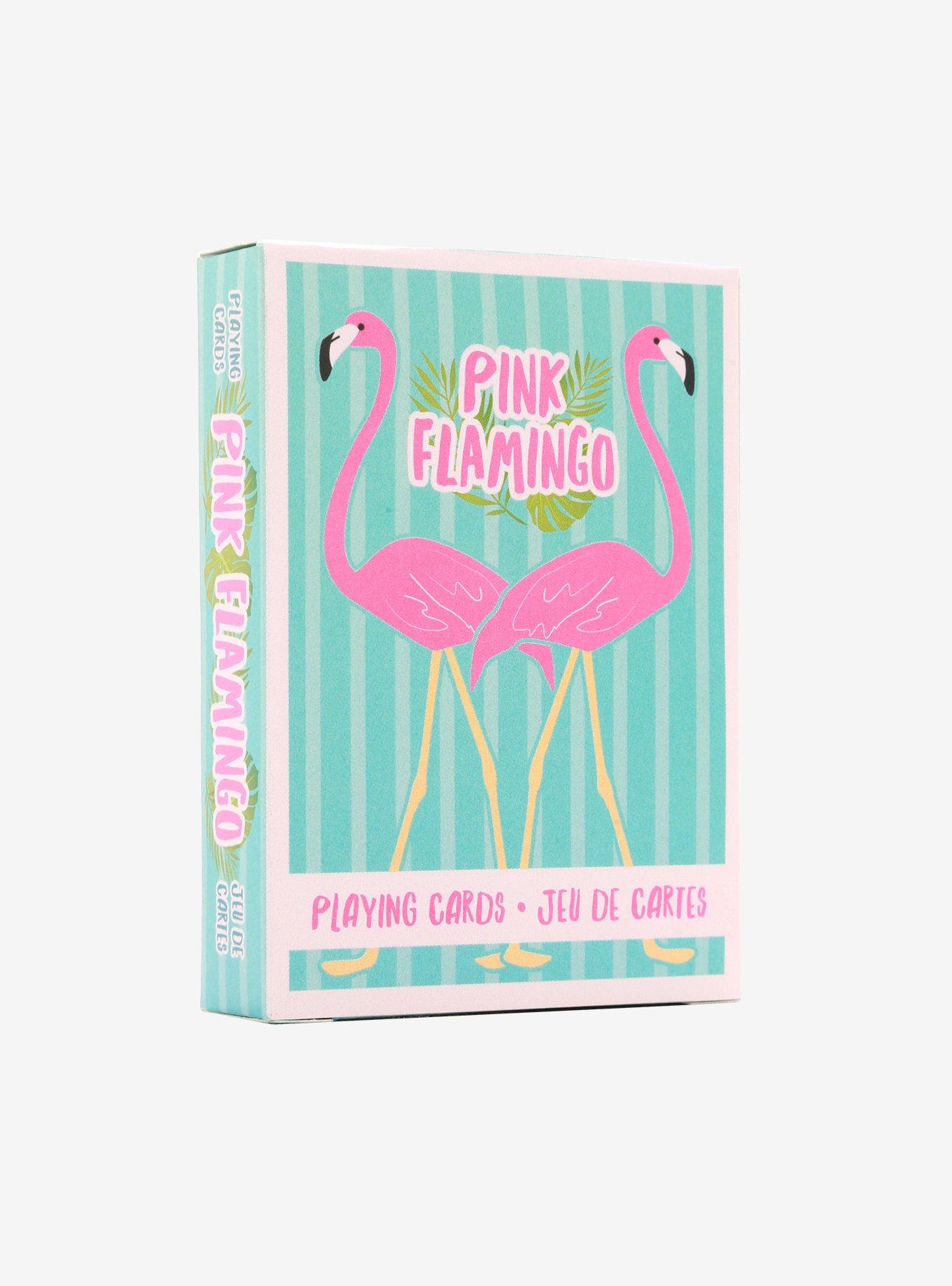 Pink Flamingo Playing Cards, , hi-res