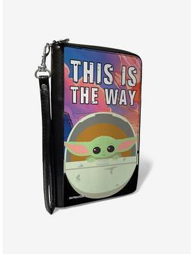 Star Wars The Mandalorian The Child Carriage This is the Way Zip Around Wallet, , hi-res