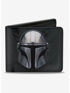 Star Wars The Mandalorian Helmet and Logo Bifold Wallet, , hi-res