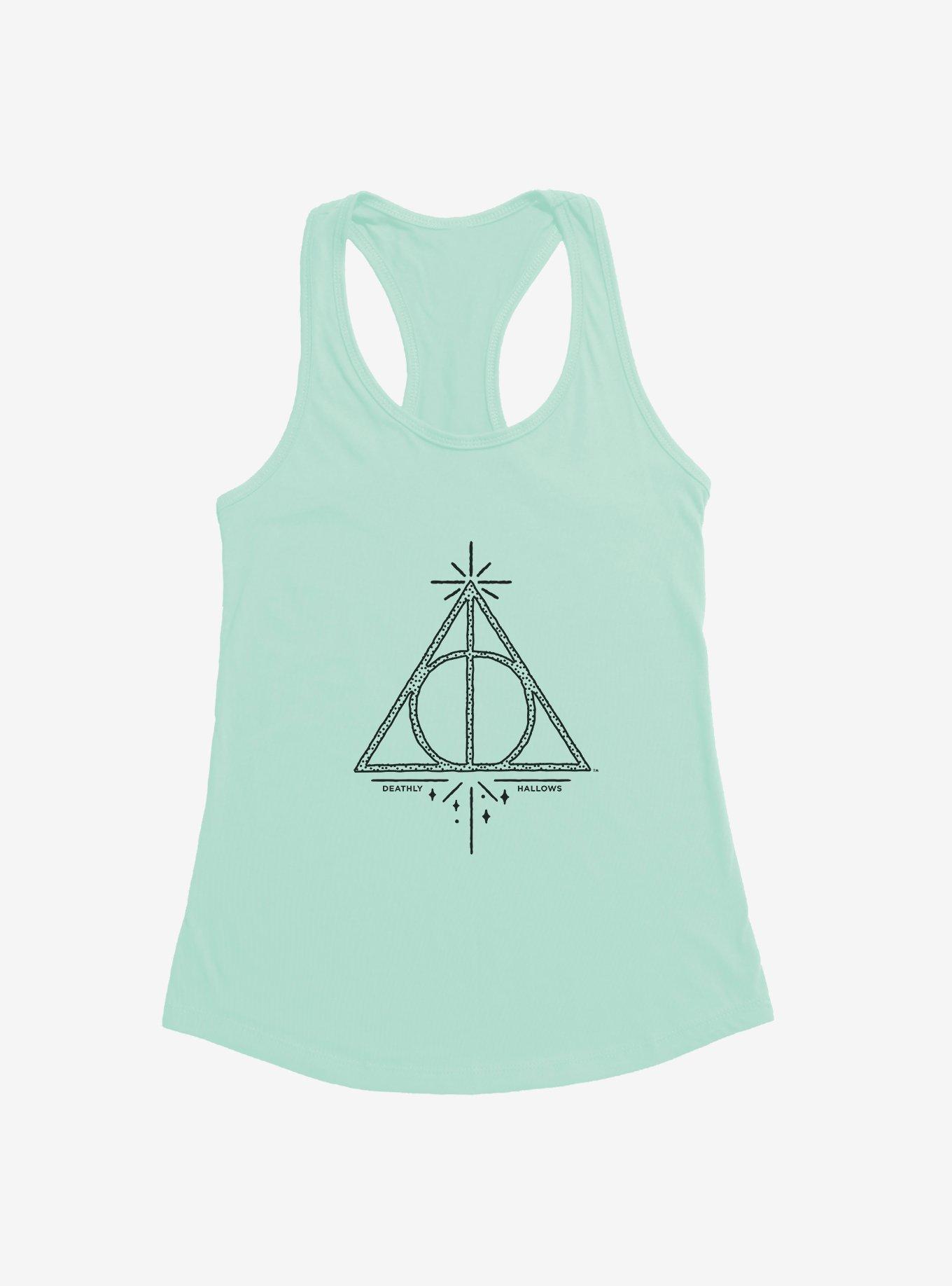 Harry Potter Deathly Hallows Icon Girls Tank, MINT, hi-res