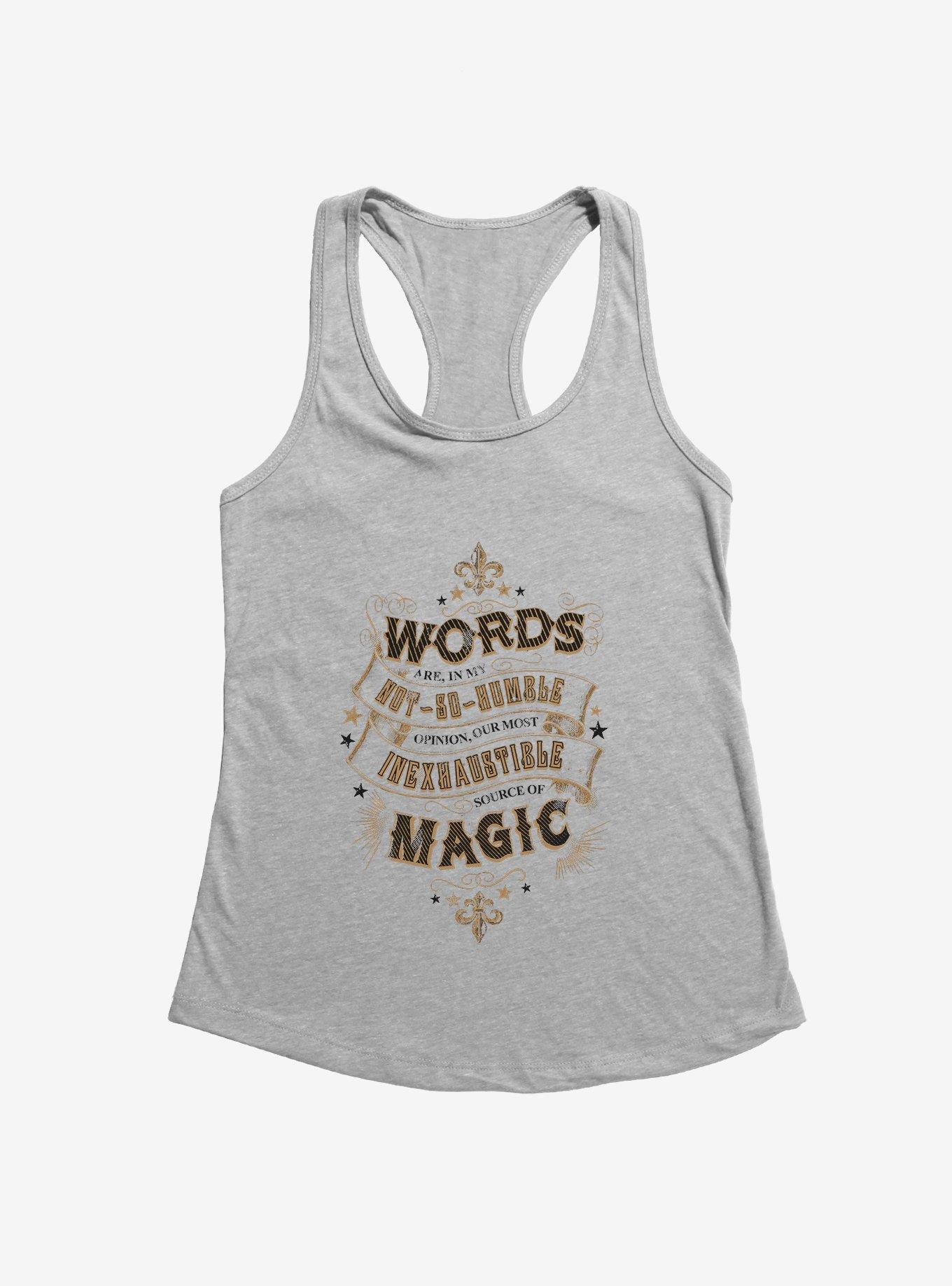 Harry Potter Words Are Magic Quote Girls Tank, , hi-res