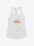 Harry Potter Wand Phoenix Feather Girls White Tank Top, WHITE, hi-res