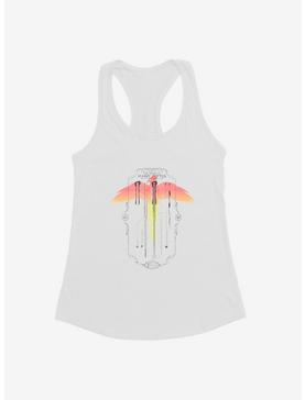 Harry Potter Wand Phoenix Feather Girls White Tank Top, , hi-res