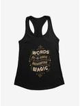 Harry Potter Words Are Magic Quote Womens Tank, , hi-res