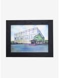 The Office Pam Watercolor Building Framed Wood Wall Art, , hi-res