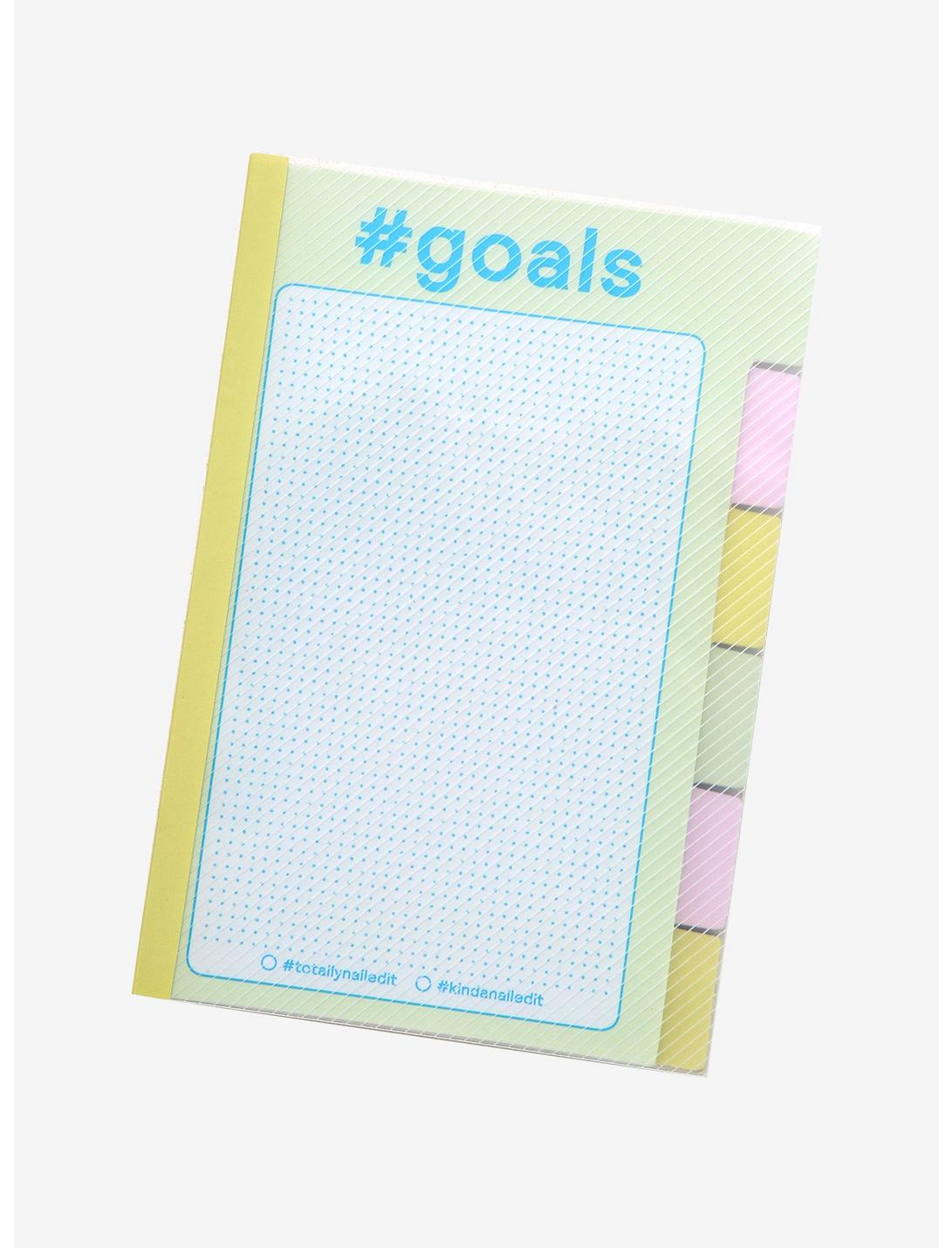 Goals Tabbed Sticky Notes, , hi-res