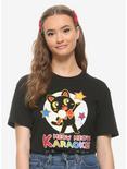 Meow Meow Karaoke Women's T-Shirt - BoxLunch Exclusive, MULTI, hi-res